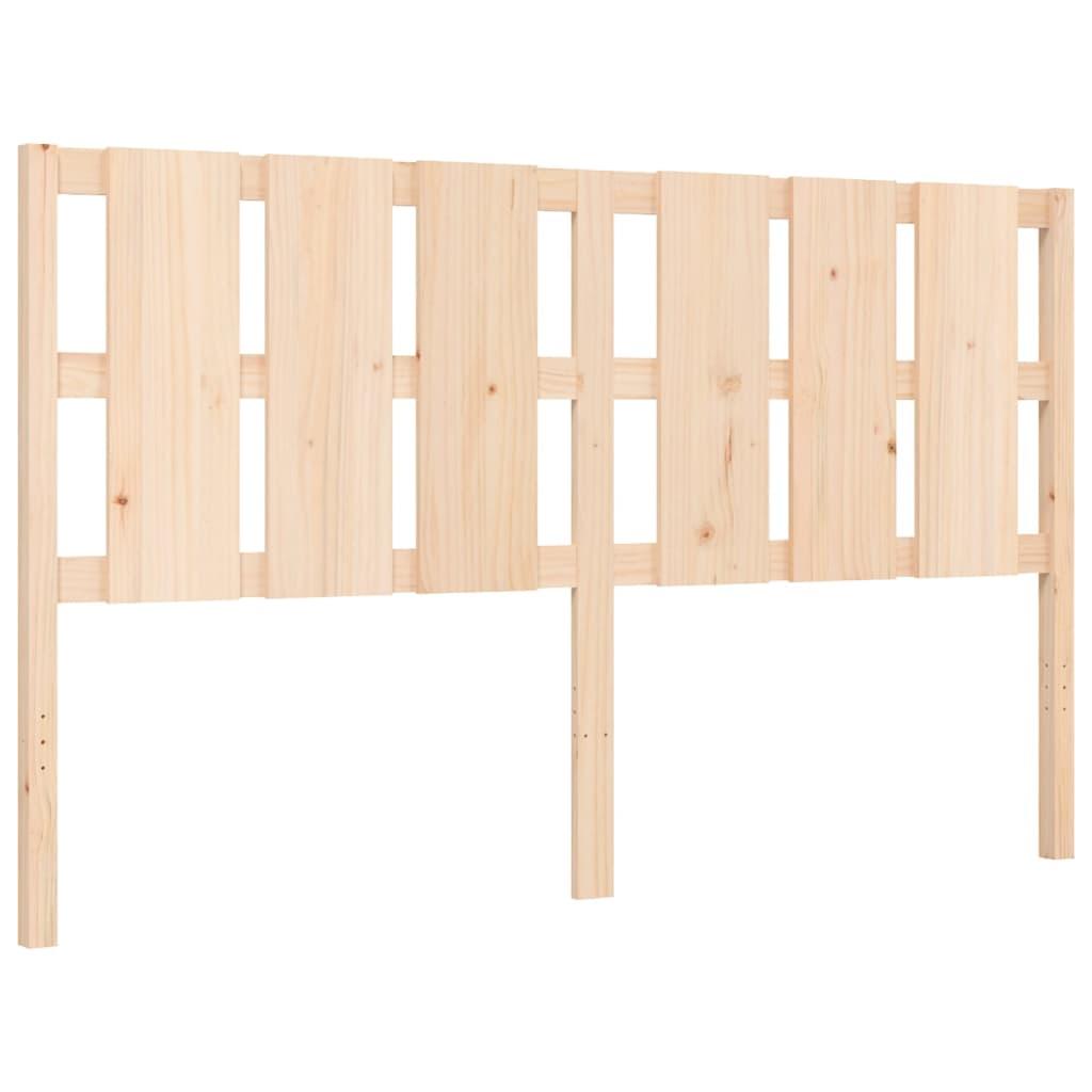 Bed Frame without Mattress 150x200 cm Solid Wood Pine