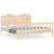 Bed Frame without Mattress 183x203 cm King Solid Wood Pine