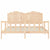 Bed Frame without Mattress 183x203 cm King Solid Wood Pine