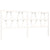 Bed Frame without Mattress White 183x203 cm King Solid Wood Pine