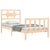 Bed Frame without Mattress 90x190 cm Solid Wood Pine