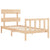 Bed Frame without Mattress 90x190 cm Solid Wood Pine