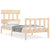 Bed Frame without Mattress 90x190 cm Solid Wood Pine