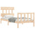 Bed Frame without Mattress 90x190 cm Solid Wood Pine