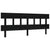 Bed Frame without Mattress Black 183x203 cm King Solid Wood Pine