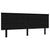 Bed Frame without Mattress Black 183x203 cm King Solid Wood Pine
