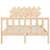 Bed Frame without Mattress 135x190 cm Solid Wood Pine