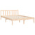 Bed Frame without Mattress 135x190 cm Solid Wood Pine