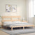 Bed Frame without Mattress 183x203 cm King Solid Wood Pine