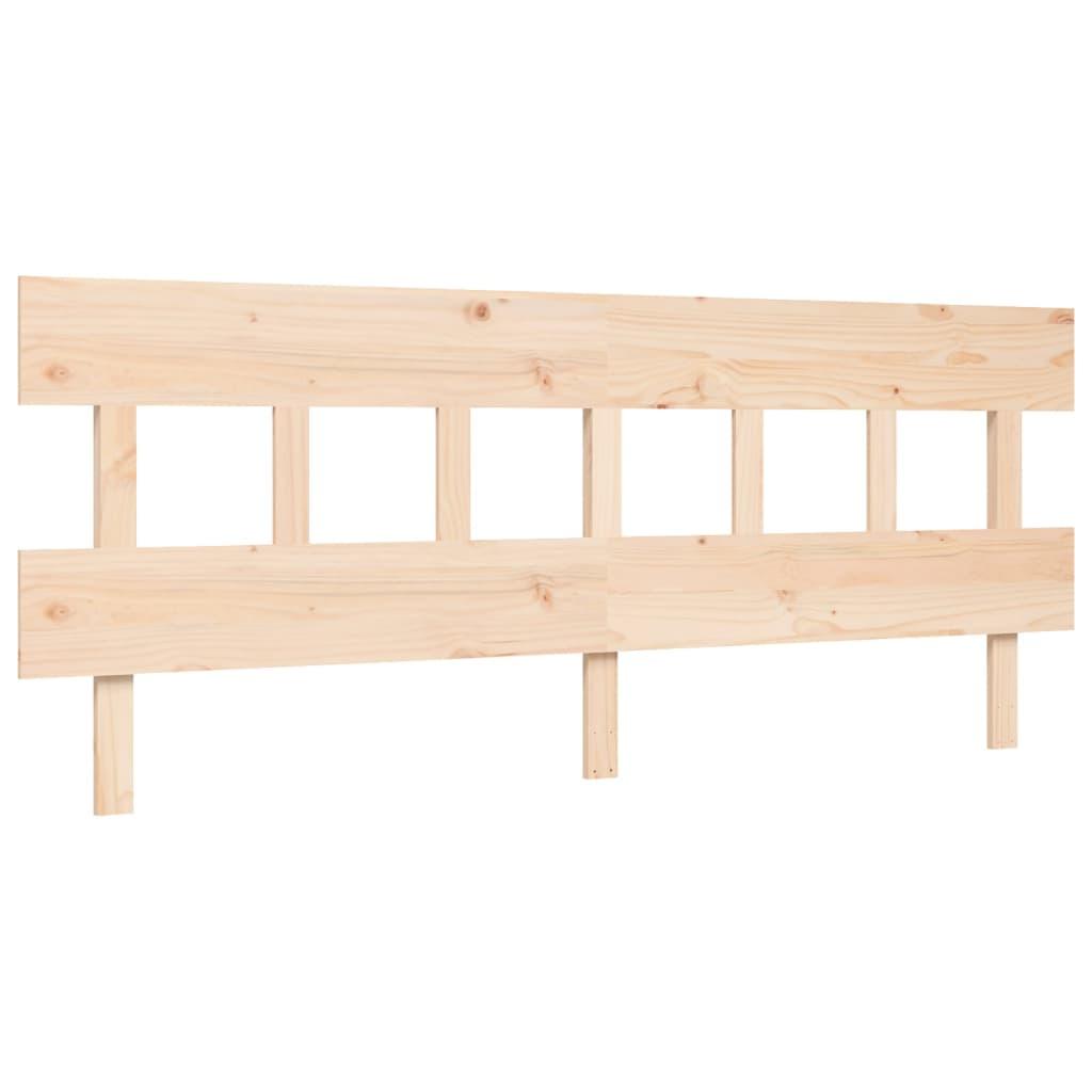 Bed Frame without Mattress 183x203 cm King Solid Wood Pine