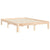 Bed Frame without Mattress 135x190 cm Solid Wood Pine