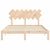 Bed Frame without Mattress 150x200 cm Solid Wood Pine