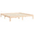 Bed Frame without Mattress 183x203 cm King Solid Wood Pine