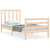 Bed Frame without Mattress 90x190 cm Solid Wood Pine