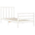 Bed Frame without Mattress White 90x190 cm Solid Wood Pine