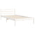 Bed Frame without Mattress White 90x190 cm Solid Wood Pine