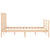 Bed Frame without Mattress 135x190 cm Solid Wood Pine