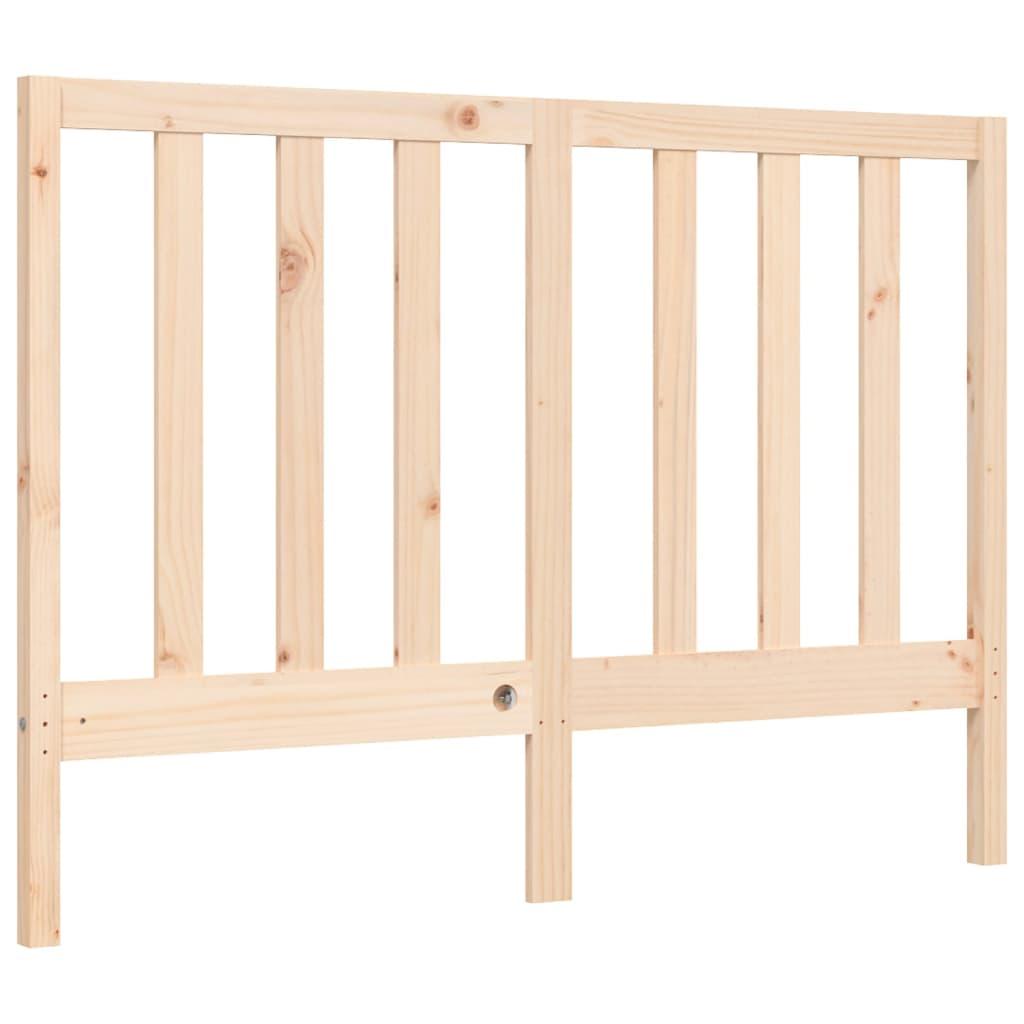 Bed Frame without Mattress 135x190 cm Solid Wood Pine