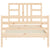 Bed Frame without Mattress 90x190 cm Solid Wood Pine