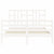 Bed Frame without Mattress White 135x190 cm Solid Wood Pine