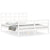 Bed Frame without Mattress White 150x200 cm Solid Wood