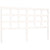 Bed Frame without Mattress White 150x200 cm Solid Wood