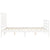 Bed Frame without Mattress White 135x190 cm Solid Wood