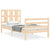 Bed Frame without Mattress 90x190 cm Solid Wood