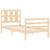 Bed Frame without Mattress 90x190 cm Solid Wood