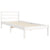 Bed Frame without Mattress White 90x190 cm Solid Wood