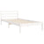 Bed Frame without Mattress White 90x190 cm Solid Wood