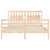 Bed Frame without Mattress 150x200 cm Solid Wood