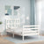 Bed Frame without Mattress White 90x190 cm Solid Wood