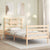 Bed Frame without Mattress 90x190 cm Solid Wood