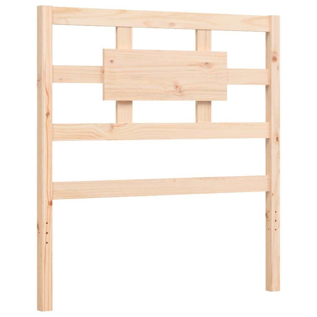 Bed Frame without Mattress 90x190 cm Solid Wood