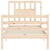 Bed Frame without Mattress 90x190 cm Solid Wood