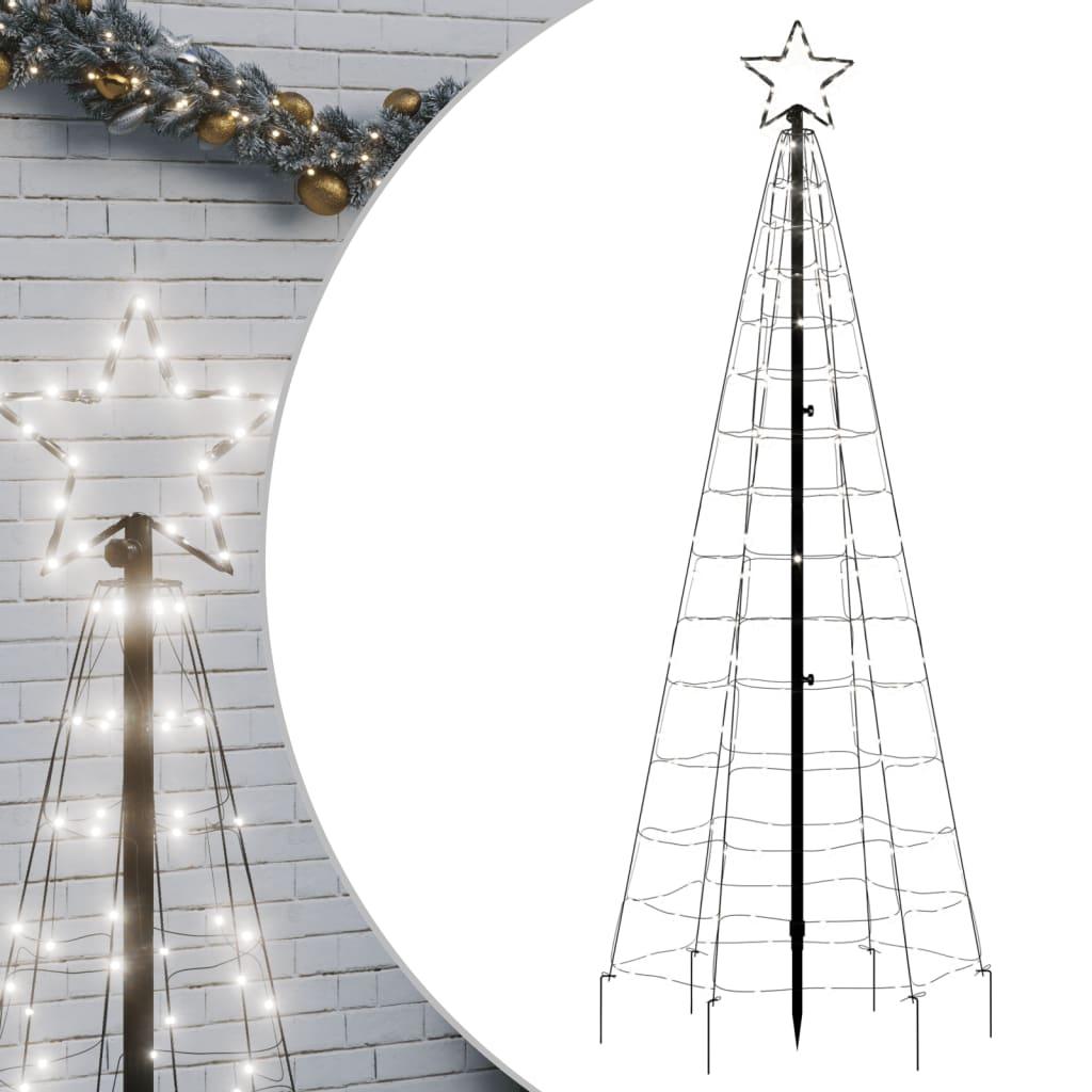 Christmas Tree Light with Spikes 220 LEDs Cold White 180 cm