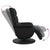 Massage Recliner Chair with Footrest Black Faux Leather