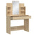 Dressing Table with LED Lights Sonoma Oak 96x40x142 cm