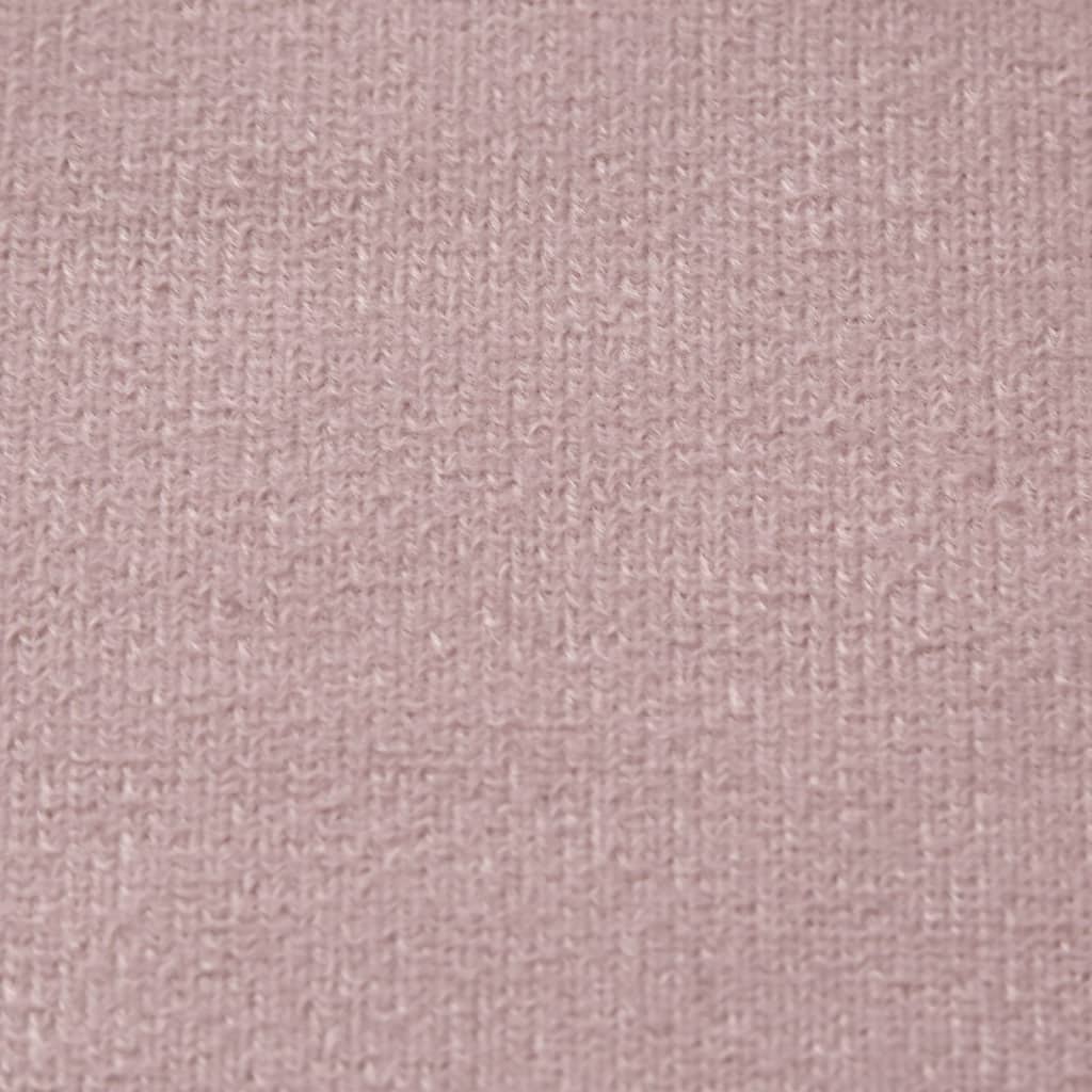 Kids' Sofa Bed 2-Seater Pink Soft Plush