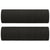 2-Seater Sofa with Throw Pillows Black 120 cm Fabric