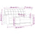 2-Seater Sofa with Throw Pillows Black 120 cm Fabric