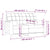 2-Seater Sofa with Throw Pillows Black 140 cm Fabric