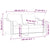2-Seater Sofa with Throw Pillows Light Grey 120 cm Fabric
