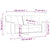 2-Seater Sofa with Throw Pillows Black 120 cm Faux Leather