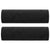 3-Seater Sofa with Throw Pillows Black 180 cm Velvet