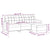 3-Seater Sofa with Footstool Light Grey 180 cm Fabric