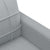 3 Piece Sofa Set with Cushions Light Grey Fabric