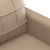 4 Piece Sofa Set with Pillows Cappuccino Faux Leather