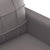 2 Piece Sofa Set with Cushions Grey Faux Leather